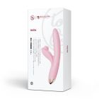 Вибратор-кролик BeYourLover Anita с вакуумом, фрикциями и подогревом, розовый, 22,2 х 8 см вид 17