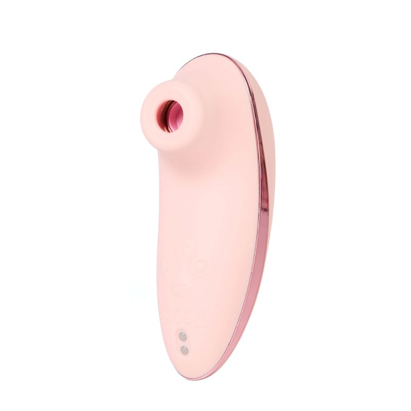 Вакуумный стимулятор BeYourLover HIBA с подогревом, с приложением, розовый вид 7