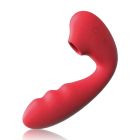 Вибратор для точки G BeYourLover Tara с вакуумной стимуляцией и нагревом, красный, 13 х 3.5 см вид 2