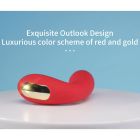 Вибратор для точки G BeYourLover Tara с вакуумной стимуляцией и нагревом, красный, 13 х 3.5 см вид 4