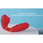 Вибратор для точки G BeYourLover Tara с вакуумной стимуляцией и нагревом, красный, 13 х 3.5 см вид 5