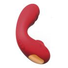 Вибратор для точки G BeYourLover Tara с вакуумной стимуляцией и нагревом, красный, 13 х 3.5 см вид 18