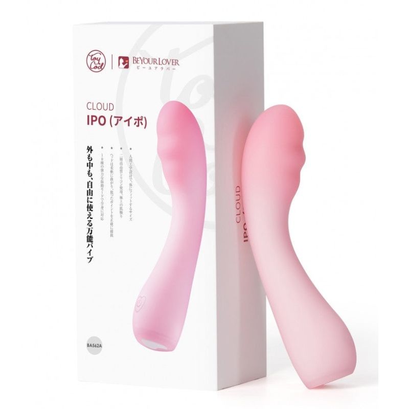Вібратор для точки G BeYourLover Cloud IPO, рожевий, 15,3 × 3,6 см вид 3