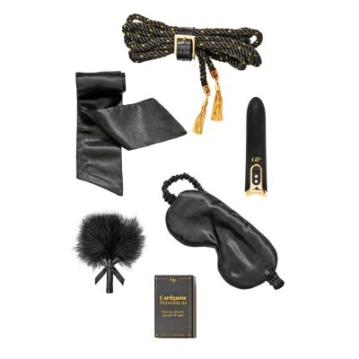 Подарочный набор БДСМ Guilty Pleasure Subtle Spark, черный, 6 предметов