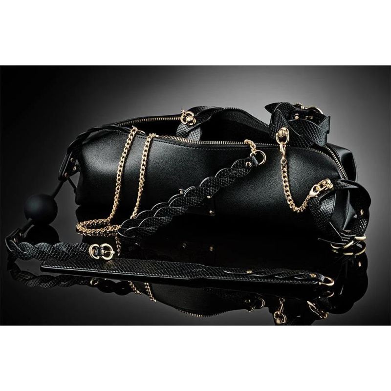 Набір для БДСМ Guilty Pleasure Eclipse, чорний, 7 предметів вид 11