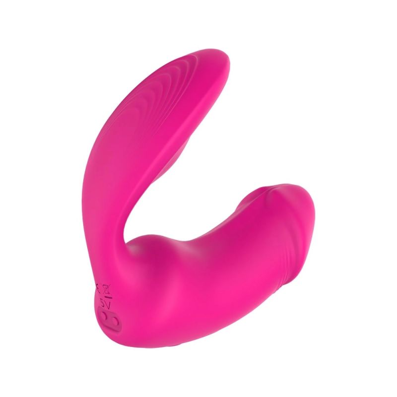 Вагінально-кліторальний вібратор Dream Toys Essentials з пультом, рожевий, 9 × 3 см вид 7