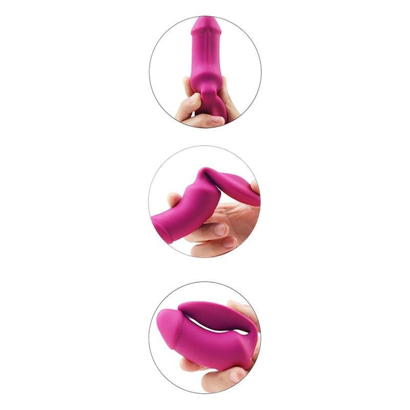 Вагінально-кліторальний вібратор Dream Toys Essentials з пультом, рожевий, 9 × 3 см вид 14