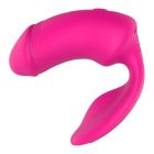 Вагинально-клиторальный вибратор Dream Toys Essentials с пультом, розовый, 9 × 3 см вид 16