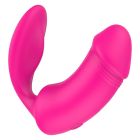 Вагинально-клиторальный вибратор Dream Toys Essentials с пультом, розовый, 9 × 3 см вид 19