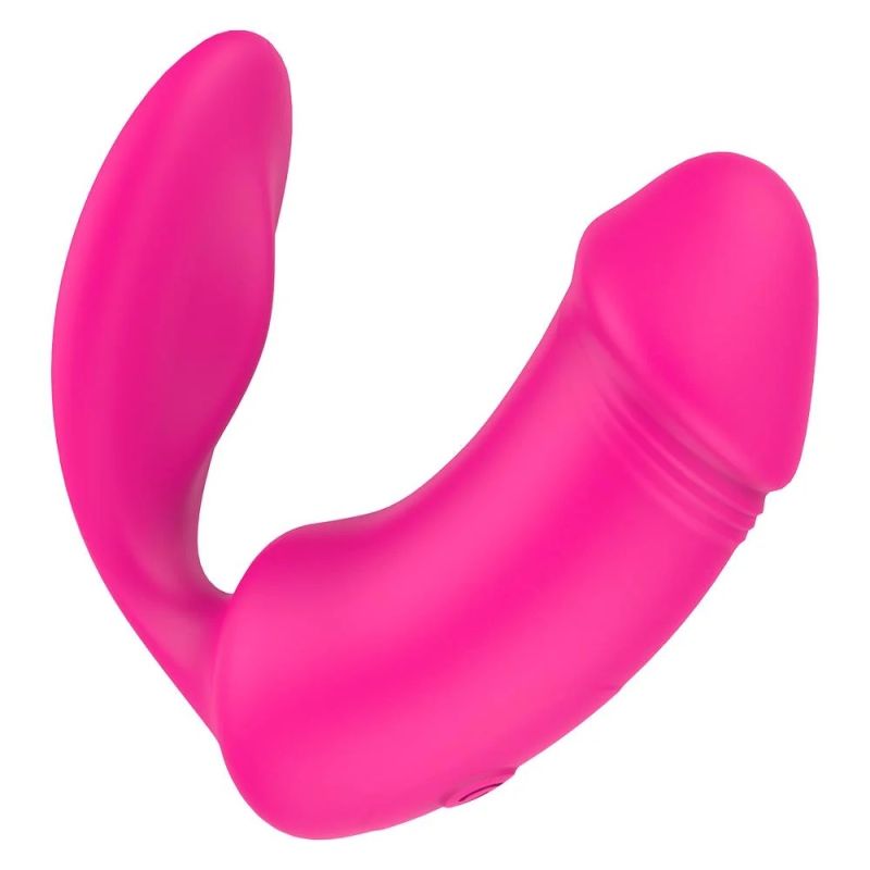 Вагінально-кліторальний вібратор Dream Toys Essentials з пультом, рожевий, 9 × 3 см вид 19