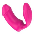 Вагинально-клиторальный вибратор Dream Toys Essentials с пультом, розовый, 9 × 3 см вид 20