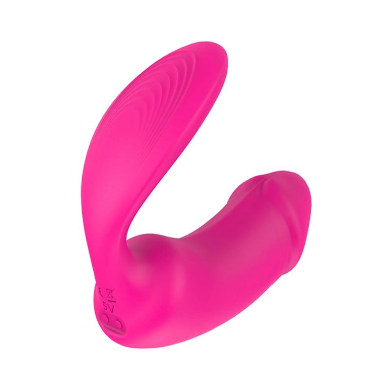 Вагінально-кліторальний вібратор Dream Toys Essentials з пультом, рожевий, 9 × 3 см вид 21