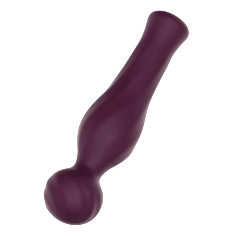 Вибратор-микрофон Dream Toys Essentials Magic Wand со стразом, бордовый, 16,5 см вид 7