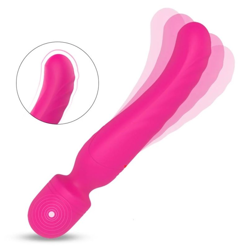 Вибратор-микрофон с подогревом Dream Toys Essentials Heating Bodywand, розовый, 23 × 3,6 см вид 6