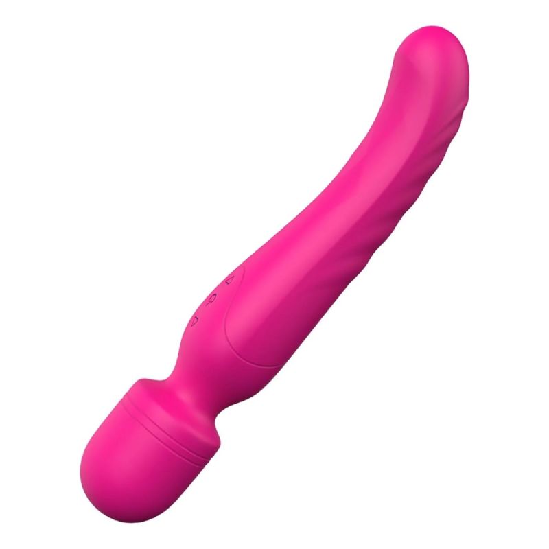 Вибратор-микрофон с подогревом Dream Toys Essentials Heating Bodywand, розовый, 23 × 3,6 см вид 8