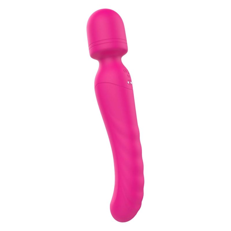 Вибратор-микрофон с подогревом Dream Toys Essentials Heating Bodywand, розовый, 23 × 3,6 см вид 15