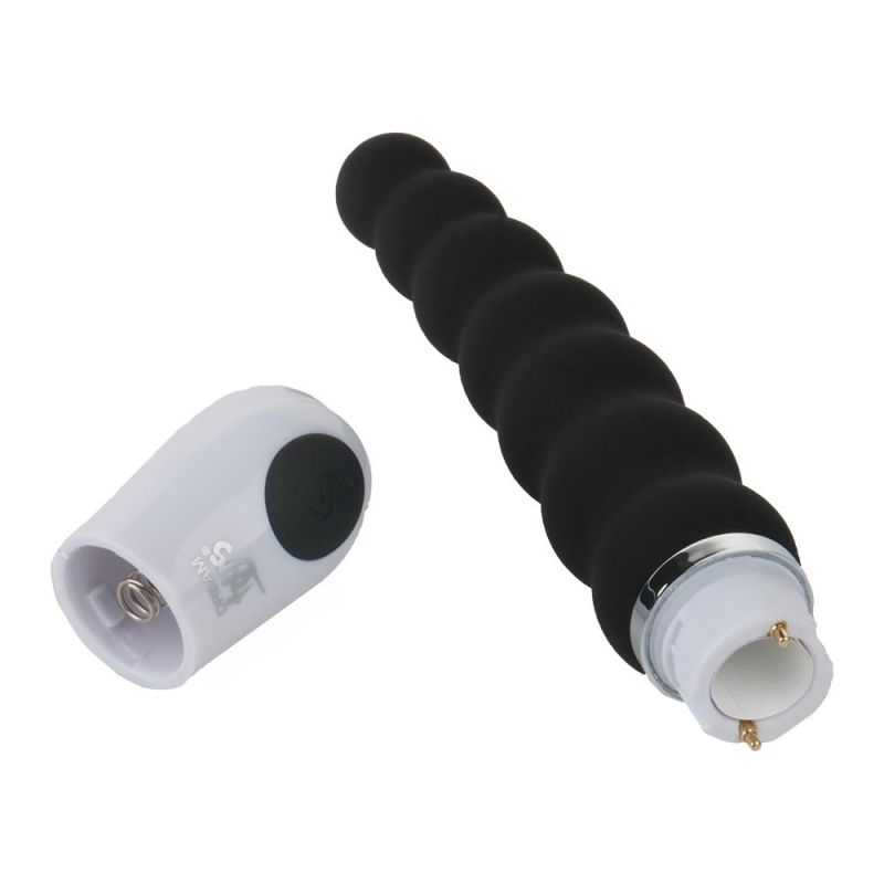 Анальная виброёлка Dream Toys Essentials P-Spot Caterpillar, черная, 15 × 2,5 см вид 6