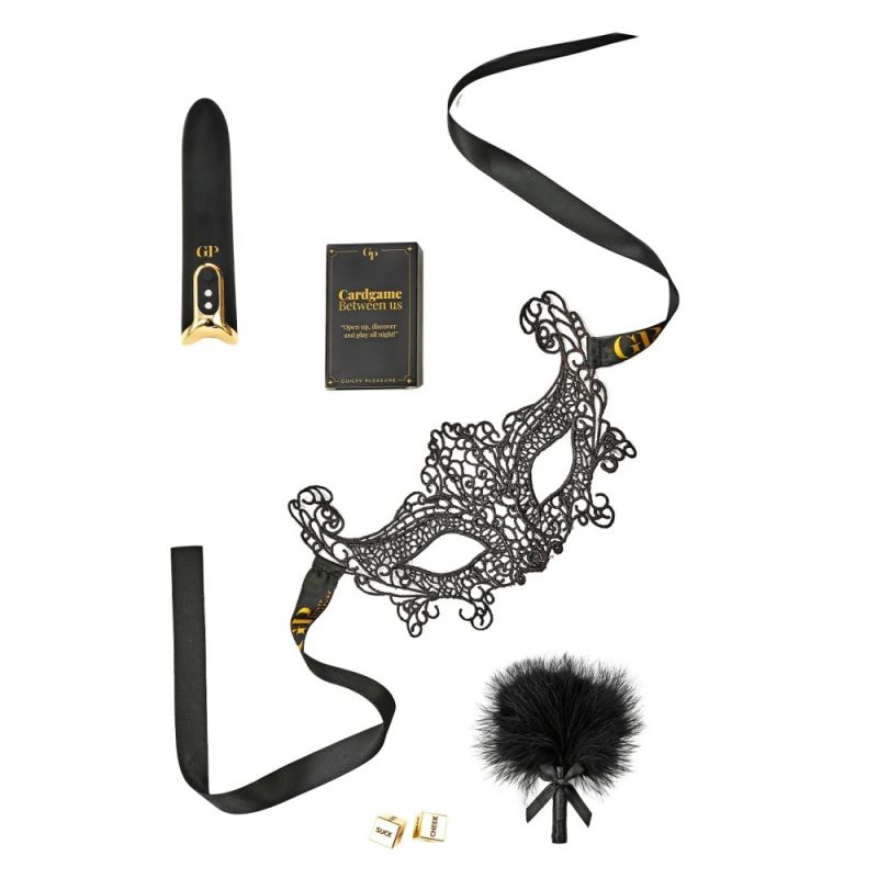 Подарочный набор БДСМ Guilty Pleasure First Flirt, черный, 5 предметов вид 2