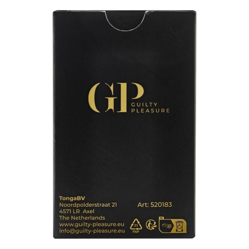 Подарунковий набір БДСМ Guilty Pleasure First Flirt, чорний, 5 предметів вид 13