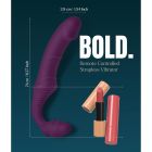 Безремневой вибрострапон Dream Toys Storm с дистанционным пультом, фиолетовый вид 10