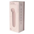 Точечный вибратор NUDE LIV в тревел-формате, розово-бежевый вид 3