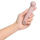 Точечный вибратор NUDE LIV в тревел-формате, розово-бежевый вид 4