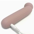 Точечный вибратор NUDE LIV в тревел-формате, розово-бежевый вид 7