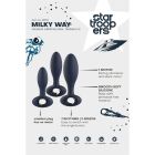 Набор анальных стимуляторов, S, M, L, Dream Toys Startroopers Milky Way, два с вибрацией, синий вид 15