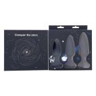 Набор анальных вибраторов, S, M, L, Dream Toys Startroopers Mars синий, 3 шт вид 4