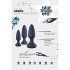 Набор анальных вибраторов, S, M, L, Dream Toys Startroopers Mars синий, 3 шт вид 11