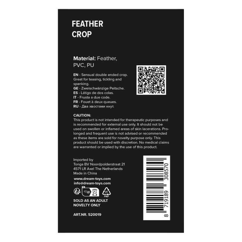 Двосторонній стік-тіклер Guilty Pleasure, червоно-чорний, 52 см вид 4