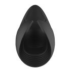 Мастурбатор з вібрацією Dream Toys Essentials, відкритий, нереалістичний, чорний, 13 см вид 6