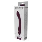 Вібратор для точки G Dream Toys Essentials зі стразами, бордовий, 21,8 × 3,6 см вид 3