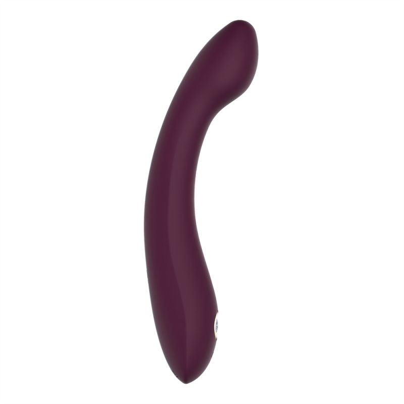 Вібратор для точки G Dream Toys Essentials зі стразами, бордовий, 21,8 × 3,6 см вид 4