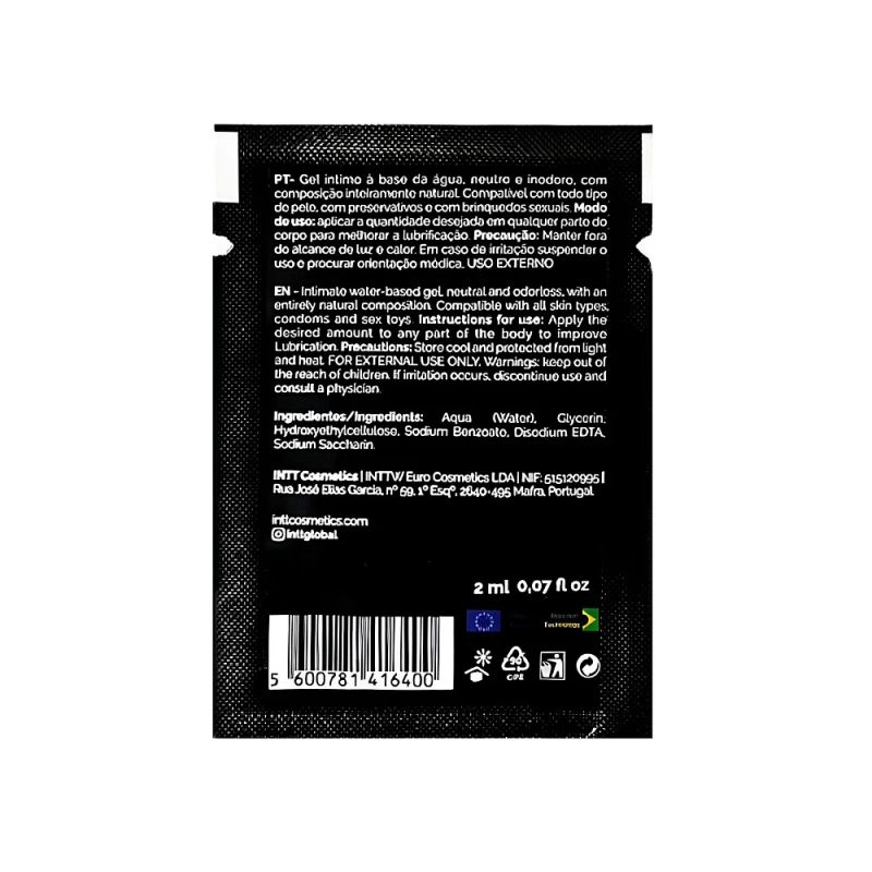 Саше лубрікант Intt My Lube Natural на водній основі, 2 мл вид 3