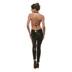 Ошейник с ожерельем из жемчуга BDSM Guilty Pleasure Pearl, 6 рядов, на завязках вид 5