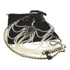 Ошейник с ожерельем из жемчуга BDSM Guilty Pleasure Pearl, 6 рядов, на завязках вид 13