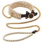 Набір БДСМ Guilty Pleasure Pearl з перлами та золотою фурнітурою, 7 предметів вид 7