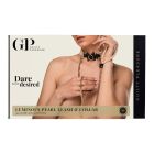 Поводок и ошейник Guilty Pleasure Pearl с жемчугом, черно-золотые вид 3