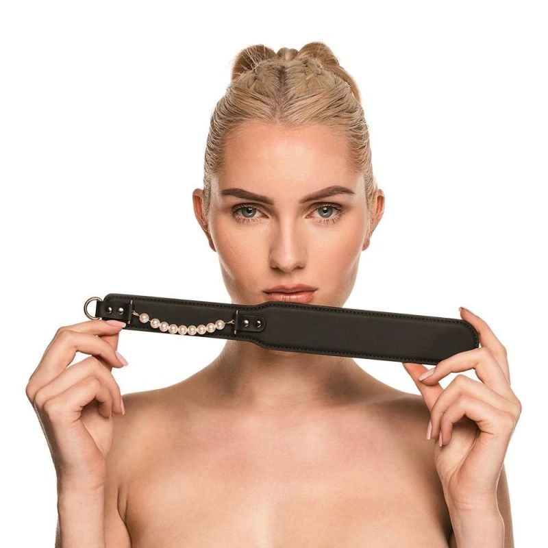 Паддл Guilty Pleasure Pearl с жемчугом, черно-золотой вид 7