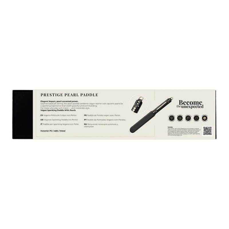 Паддл Guilty Pleasure Pearl с жемчугом, черно-золотой вид 9