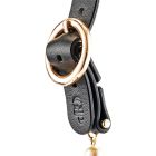 Маска BDSM Boudoir Pearl Blindfold Guilty Pleasure, черно-золотая вид 4