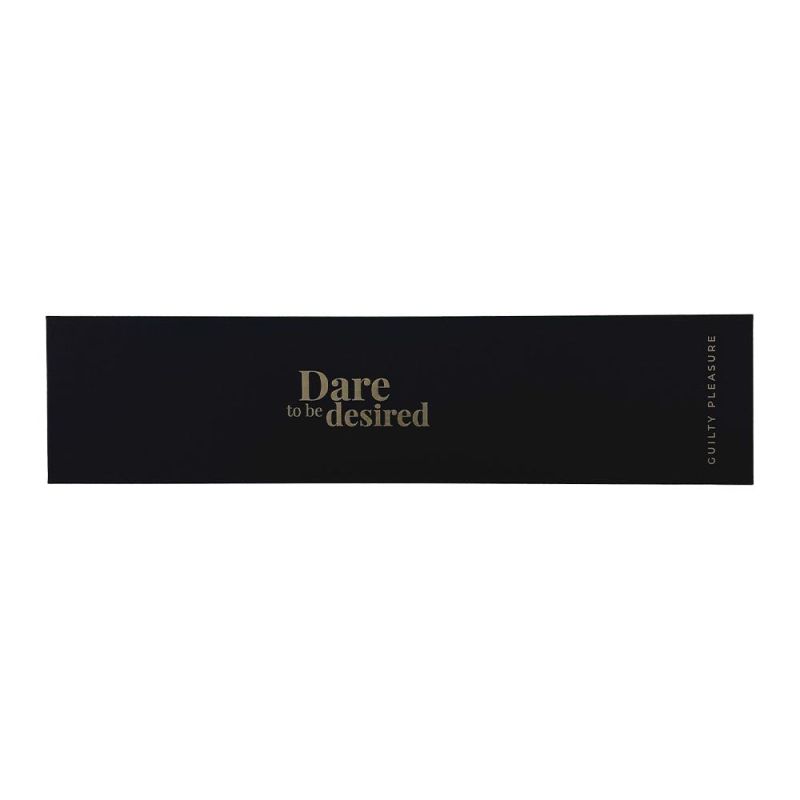 Маска BDSM Boudoir Pearl Blindfold Guilty Pleasure, черно-золотая вид 10