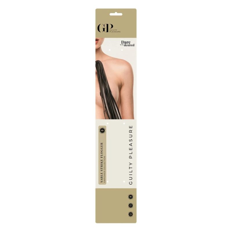 Флоггер с петлей Guilty Pleasure Sable Strike Empower, черный, 66 см вид 3