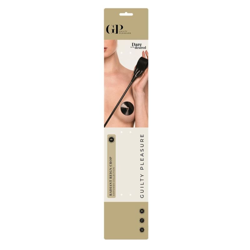 Стек Guilty Pleasure Radiant Reign Crop с золотым акцентом, черный, 66 см вид 3