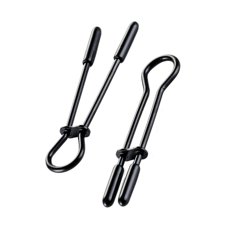 Затискачі для сосків Guilty Pleasure Tassel Tease Clamps, чорно-золоті вид 5