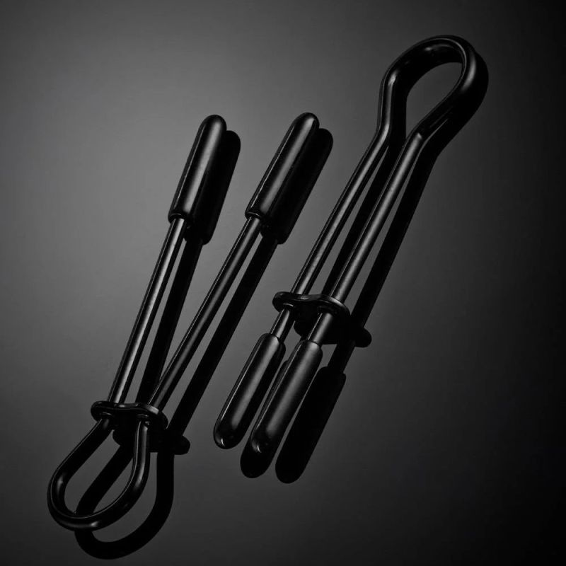 Зажимы для сосков Guilty Pleasure Tassel Tease Clamps, черно-золотые вид 8