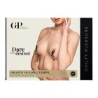 Затискачі для сосків Guilty Pleasure Draped Desire Clamps, чорно-золоті вид 3