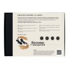 Зажимы для сосков Guilty Pleasure Draped Desire Clamps, черно-золотые вид 12