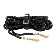 Веревка для связывания Guilty Pleasure Embrace с золотыми кистями и застежкой-ремнем, 3 м